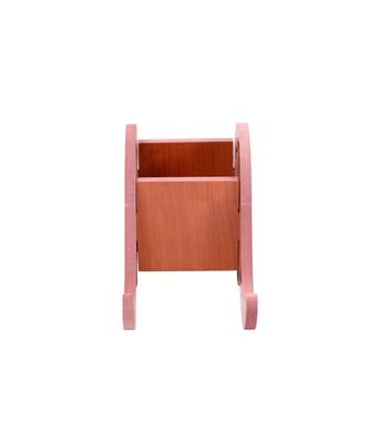 Wooden Wall Mounted/Table Top Multiple Use Key Rack,Mobile Holder - Decor Shelf Curve Wedge Hathi Stand 2