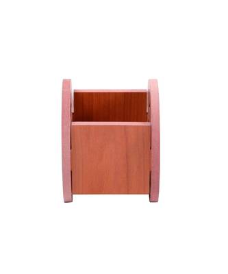 Wooden Wall Mounted/Table Top Multiple Use Key Rack,Mobile Holder - Decor Shelf Curve Wedge Hathi Stand 6