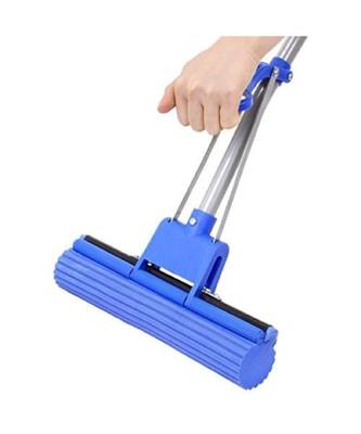 Sponge Absorber Quick Cleaning Mop with Squeezing Technology Adjustable Handle  2