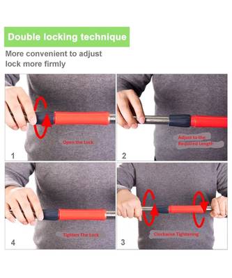 Sponge Absorber Quick Cleaning Mop with Squeezing Technology Adjustable Handle  5