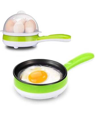  Double-Layer Non-Stick Pan Egg Steaming Machine Mini Electric Skillet Frying Pot and Frying Pan  1