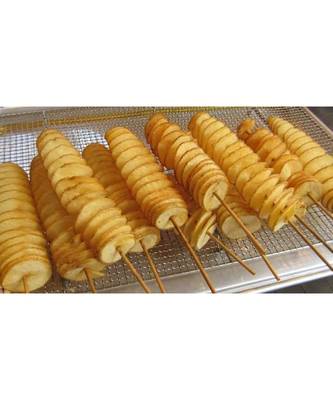 3 in 1 Kitchen Sink Stainless Steel Potato Carrot Slicer Spiral French Fry Cutter Shredder Tornado Cutter 5