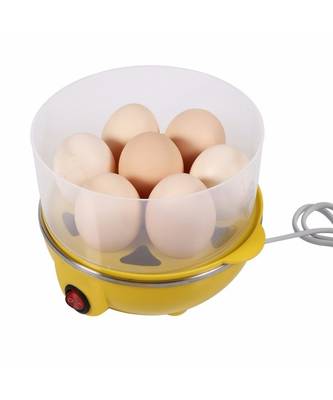 Egg Boiler Double Layer Multifunction Electric Egg Boiler Automatic Off Egg Cooker,  4