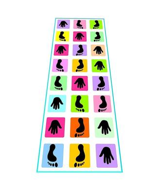 Amazing HOPSCOTCH Jumbo Play MAT Game for Kids, Family and Friends. Very Unique and INTERESTING Game for Adults 2