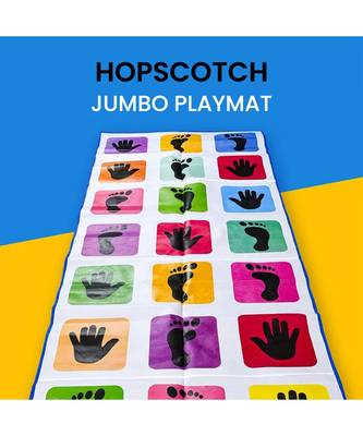 Amazing HOPSCOTCH Jumbo Play MAT Game for Kids, Family and Friends. Very Unique and INTERESTING Game for Adults 3