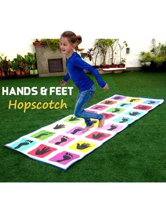 Amazing HOPSCOTCH Jumbo Play MAT Game for Kids, Family and Friends. Very Unique and INTERESTING Game for Adults 4