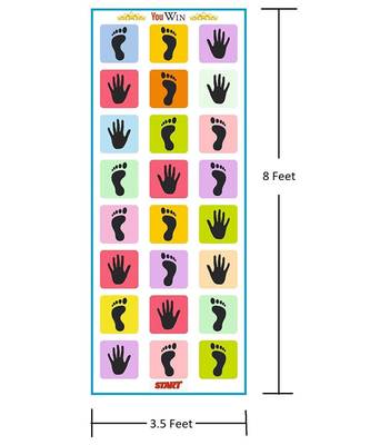 Amazing HOPSCOTCH Jumbo Play MAT Game for Kids, Family and Friends. Very Unique and INTERESTING Game for Adults 5