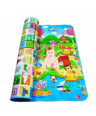 Double Sided Waterproof Educational Learning Baby Play Mat for Kids 1