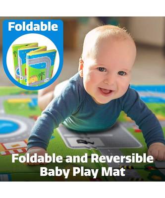 Double Sided Waterproof Educational Learning Baby Play Mat for Kids 5