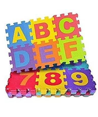 Puzzle Foam Mat for Kids Alphabet And Numbers Floor Mat for Baby Kids Playing (36 Pieces) 1