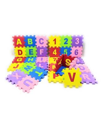 Puzzle Foam Mat for Kids Alphabet And Numbers Floor Mat for Baby Kids Playing (36 Pieces) 3