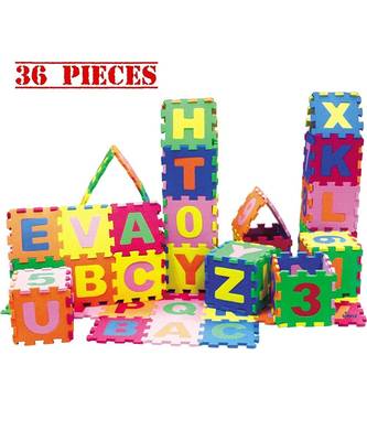 Puzzle Foam Mat for Kids Alphabet And Numbers Floor Mat for Baby Kids Playing (36 Pieces) 5