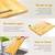 Chopping Board Large Natural Bamboo Wood Chopping Cutting Board for Kitchen (36 x 26cm)