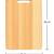 Chopping Board Large Natural Bamboo Wood Chopping Cutting Board for Kitchen (36 x 26cm)