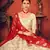 Beige Thread with Sequins embroidered art silk semi stitched lehenga