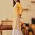 Hand Embroidered Yellow Georgette Lucknow Chikankari Women Kurta
