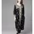 Hand Embroidered Black Cotton Lucknow Chikan Women Kurta