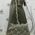 Olive Green Thread with Sequins embroidered art silk semi stitched lehenga