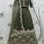Olive Green Thread with Sequins embroidered art silk semi stitched lehenga