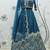Rama green Thread with Sequins embroidered silk semi stitched lehenga