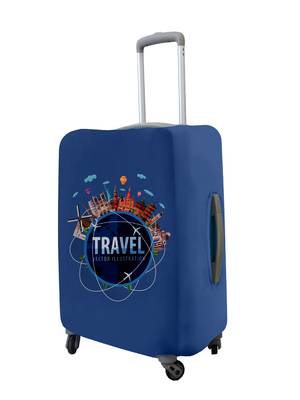 Travel Luggage Cover Spandex Suitcase Protector Washable Baggage Covers (S (for 18-20 inch luggage) 2