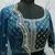 Rama green Thread with Sequins embroidered silk semi stitched lehenga