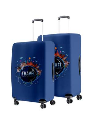 Travel Luggage Cover Spandex Suitcase Protector Washable Baggage Covers (S (for 18-20 inch luggage) 5
