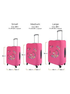 Travel Luggage Cover Spandex Suitcase Protector Washable Baggage Covers (S (for 18-20 inch luggage) 4