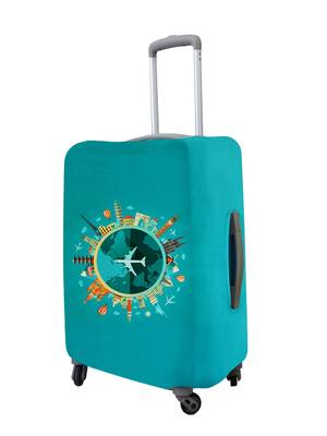 Travel Luggage Cover Spandex Suitcase Protector Washable Baggage Covers (S (for 18-20 inch luggage) 2