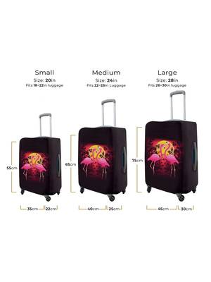 Travel Luggage Cover Spandex Suitcase Protector Washable Baggage Covers (S (for 18-20 inch luggage) 4