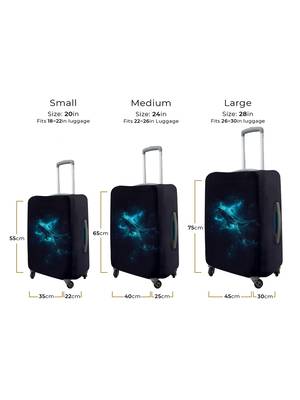Travel Luggage Cover Spandex Suitcase Protector Washable Baggage Covers (S (for 18-20 inch luggage) 4