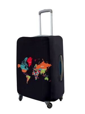 Travel Luggage Cover Spandex Suitcase Protector Washable Baggage Covers (S (for 18-20 inch luggage) 2