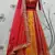 Multicolor Thread with Sequins embroidered art silk semi stitched lehenga