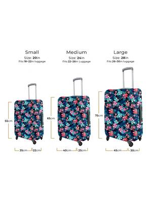 Travel Luggage Cover Spandex Suitcase Protector Washable Baggage Covers (S (for 18-20 inch luggage) 4
