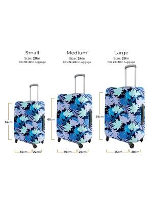 Travel Luggage Cover Spandex Suitcase Protector Washable Baggage Covers (M (for 22-24 inch luggage) 4