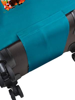 Travel Luggage Cover Spandex Suitcase Protector Washable Baggage Covers (M (for 22-24 inch luggage) 3