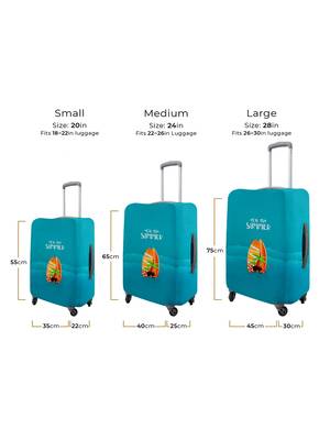 Travel Luggage Cover Spandex Suitcase Protector Washable Baggage Covers (M (for 22-24 inch luggage) 4