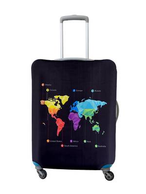 Travel Luggage Cover Spandex Suitcase Protector Washable Baggage Covers (M (for 22-24 inch luggage) 1