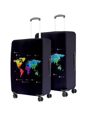 Travel Luggage Cover Spandex Suitcase Protector Washable Baggage Covers (M (for 22-24 inch luggage) 5