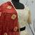 Beige Thread with Sequins embroidered art silk semi stitched lehenga