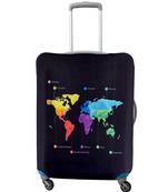 Travel Luggage Cover Spandex Suitcase Protector Washable Baggage Covers (L (for 25-28 inch luggage)