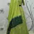 Fluorescent Green Thread with Sequins embroidered art silk semi stitched lehenga