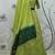 Fluorescent Green Thread with Sequins embroidered art silk semi stitched lehenga