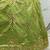 Fluorescent Green Thread with Sequins embroidered art silk semi stitched lehenga