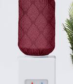 Maroon Polyester  Water Dispenser Bottle Cover