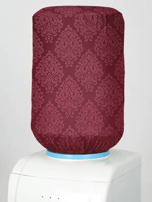 Maroon Polyester  Water Dispenser Bottle Cover 2
