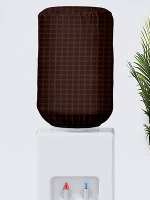 Brown Polyester  Water Dispenser Bottle Cover 1