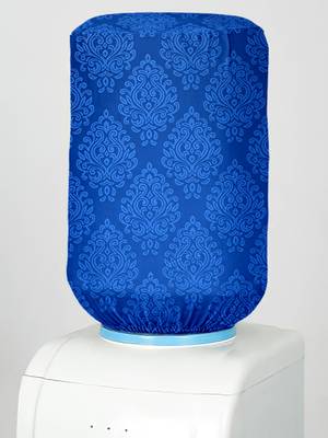 Blue Polyester  Water Dispenser Bottle Cover 2