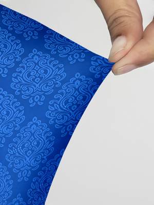 Blue Polyester  Water Dispenser Bottle Cover 4