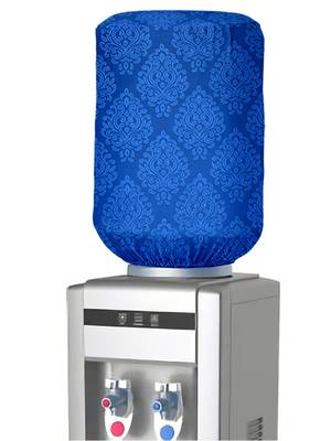 Blue Polyester  Water Dispenser Bottle Cover 5